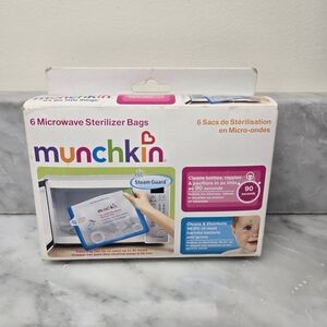 Munchkin Microwave Sterilizer Bags‎ 5 Unused Bags, Bottle Sterilizers Bags, Baby